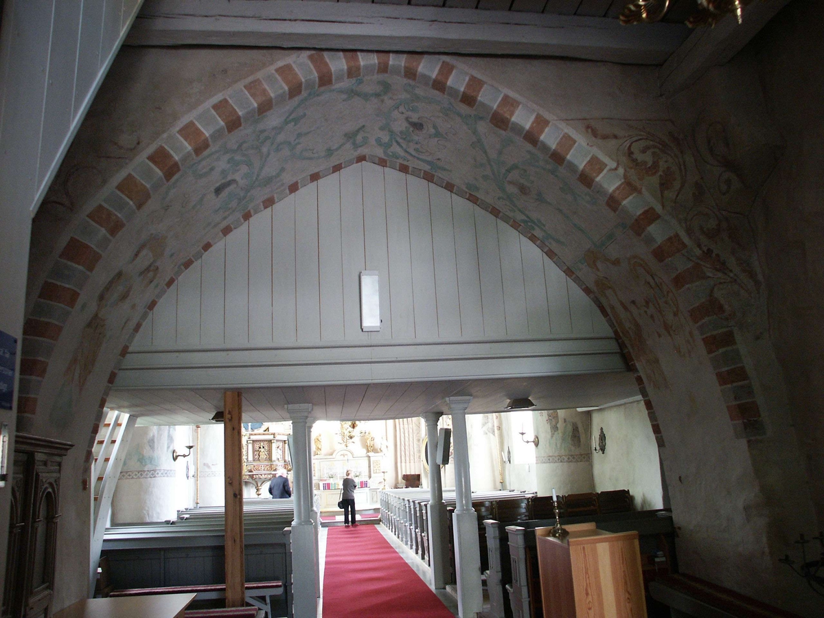 Johan Dellbeck, Kalkmålningar i Övergrans kyrka, Övergrans socken, Uppland 2005