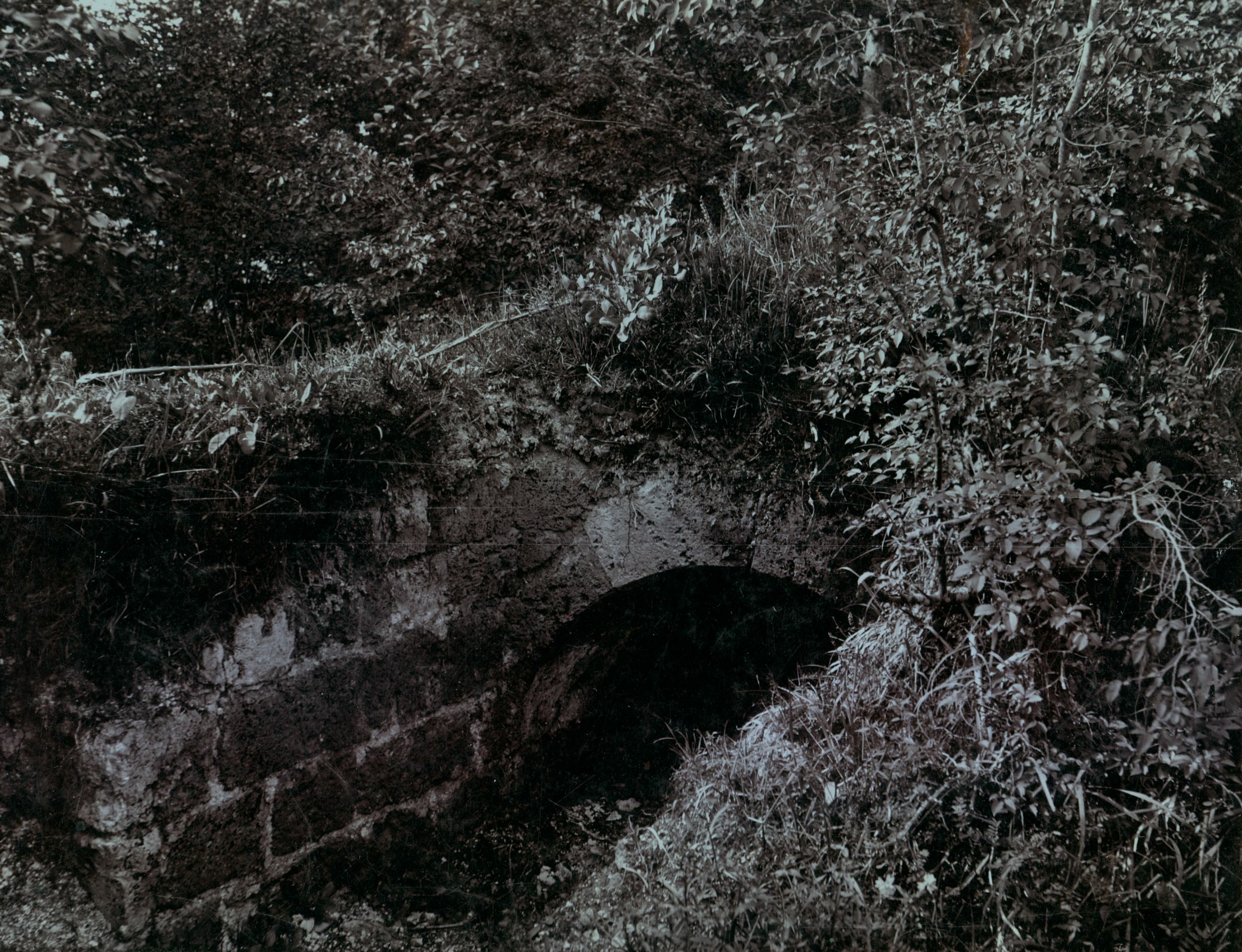 Emil Laszowski, Krčingrad - Gradina, detalj: zid s lukom