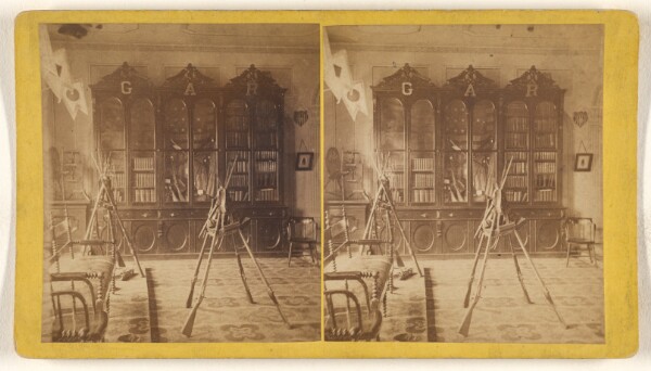 Unknown, [Interior of a Grand Army of the Republic building]