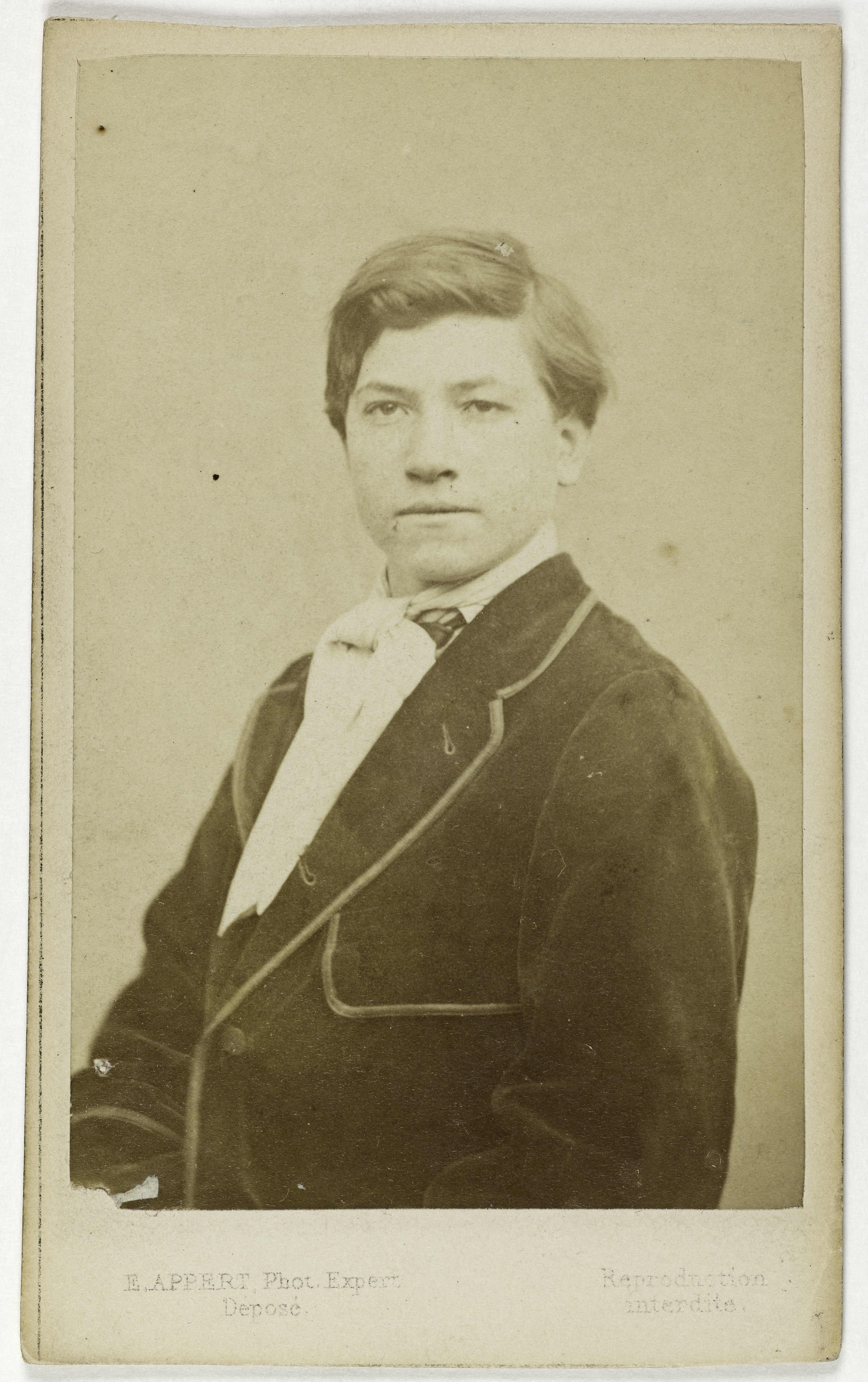 Ernest Charles Appert, Portrait de Leblond, (membre de la Commune, condamné à mort, affaire Clément Thomas)