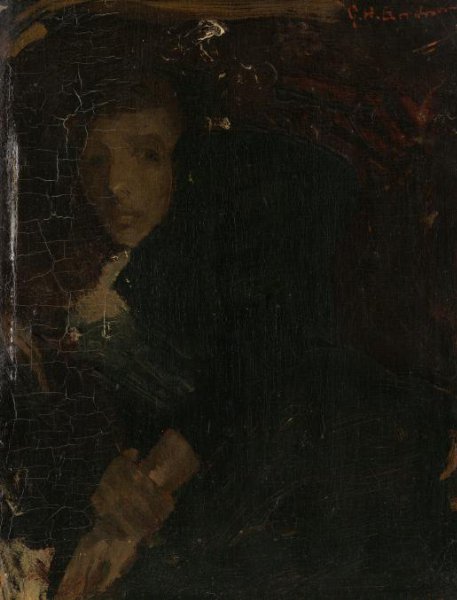 George Hendrik Breitner, MCJ (Marie) Jordan (1866-1948), The Artist's Wife