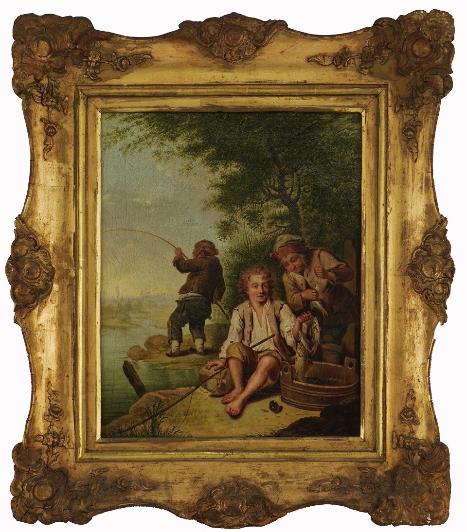 Johann Conrad Seekatz, Fischfangende Buben