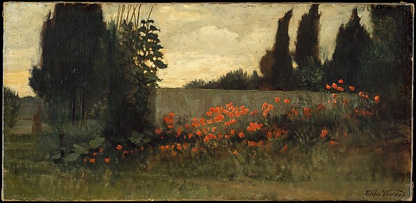 Elihu Vedder, Cypress and Poppies