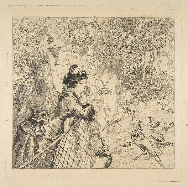 Félix Bracquemond, In the Zoological Garden