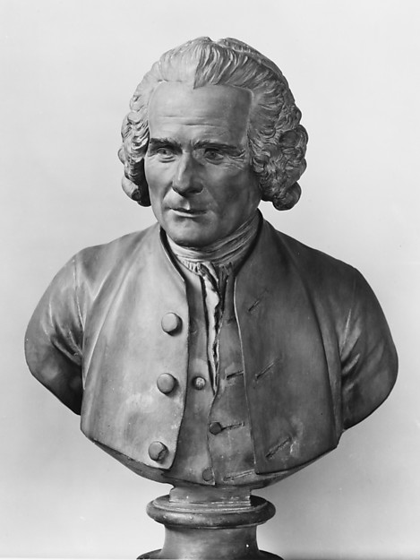Jean Antoine Houdon, Jean Jacques Rousseau (1712–1778)