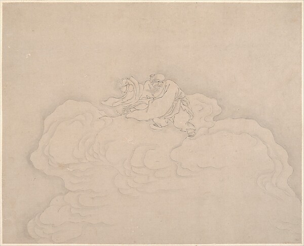 Unidentified artist, An Immortal on a Cloud with a Pair of Peaches