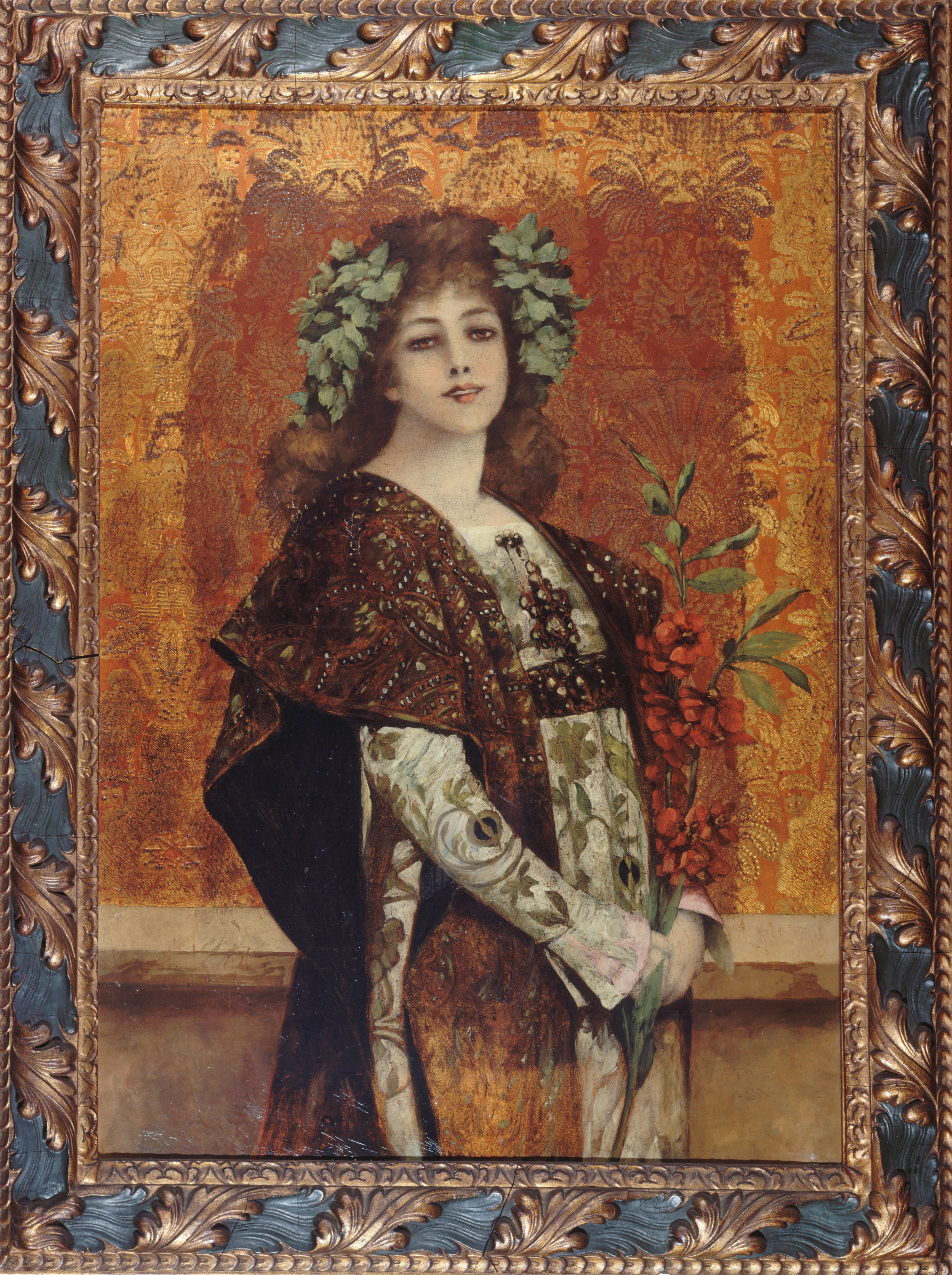 Anonyme, Portrait de Sarah Bernhardt (1844-1923), dans "Gismonda"