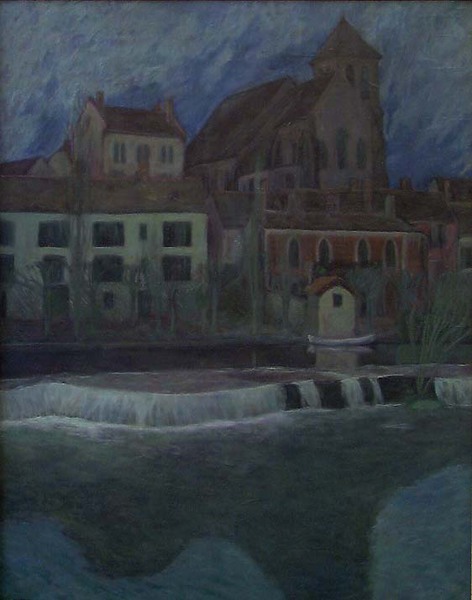 Alfred Hauge, Night in Montigny-sur-Loing