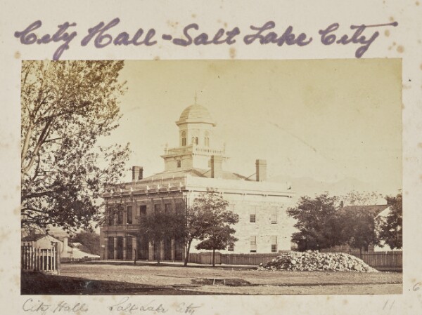 Unknown, City Hall. Salt Lake City