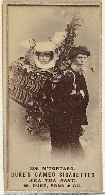 W. Duke, Sons & Co., Card Number 308, M'Tortard, from the Actors and Actresses series (N145-5) issued by Duke Sons & Co. to promote Cameo Cigarettes
