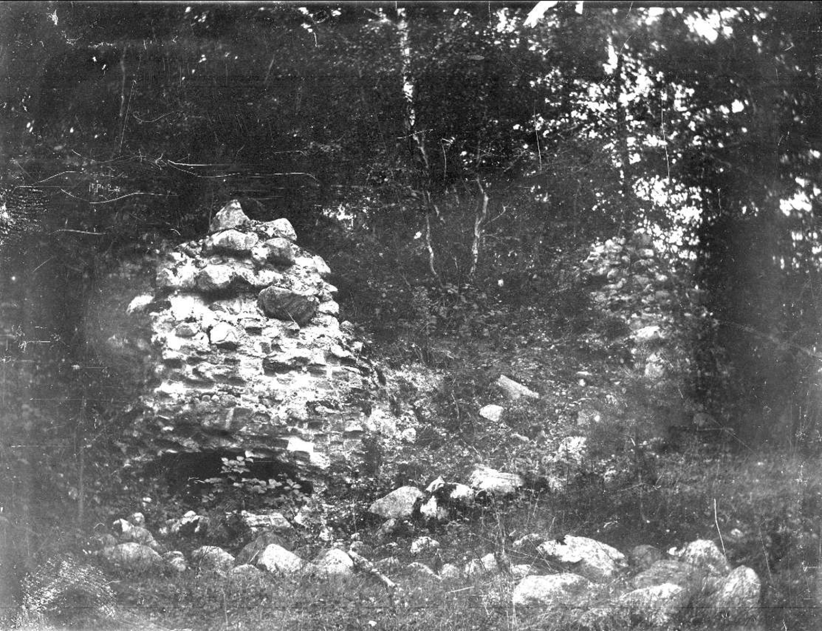 August Fredrik Schagerström, Byggnadslämning, Stäket, Stockholms-Näs, Kungsängens socken, Uppland 1914