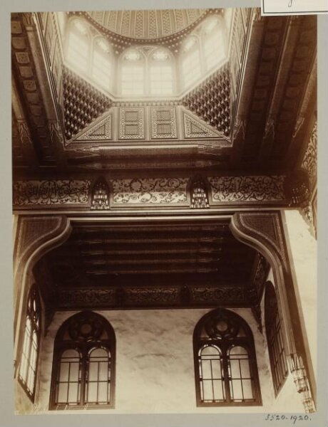 Unknown, Lantern and ceiling of the khanqah of Mamluk Sultan Qansuh al-Ghawri at his funerary complex, Cairo