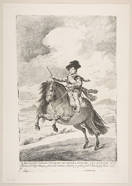 Goya (Francisco de Goya y Lucientes), Baltasar Carlos on horseback