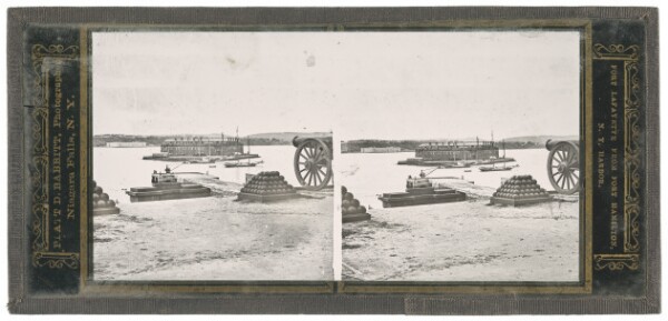 Platt D. Babbitt, Fort Lafayette From Fort Hamilton, N.Y. Harbor.