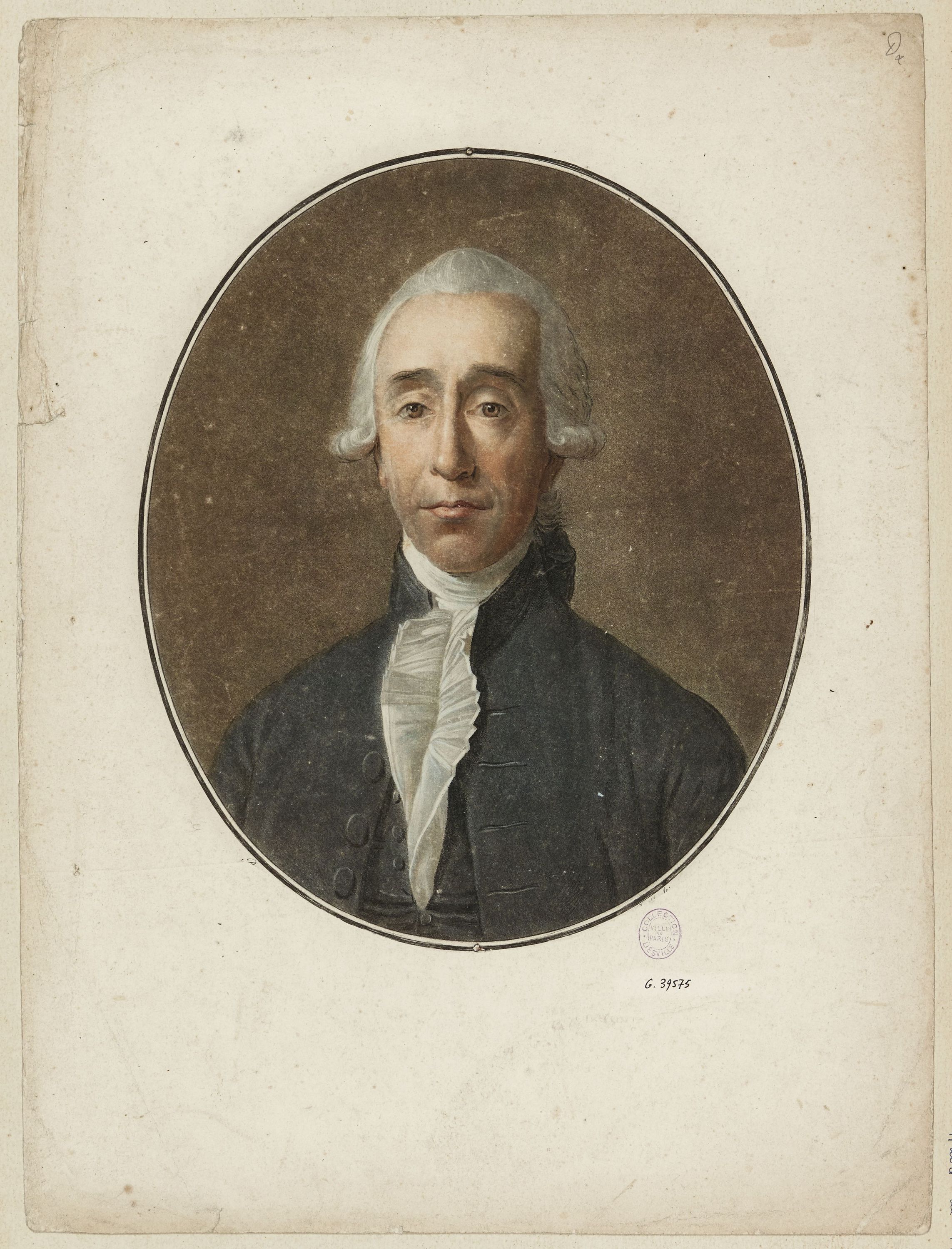 Anonyme, Portrait de Jean Sylvain Bailly