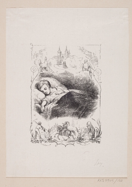 H.P. Hansen, Illustration til "Lille Tuk" i H.C. Andersen, "Eventyr og Historier", Bind 2