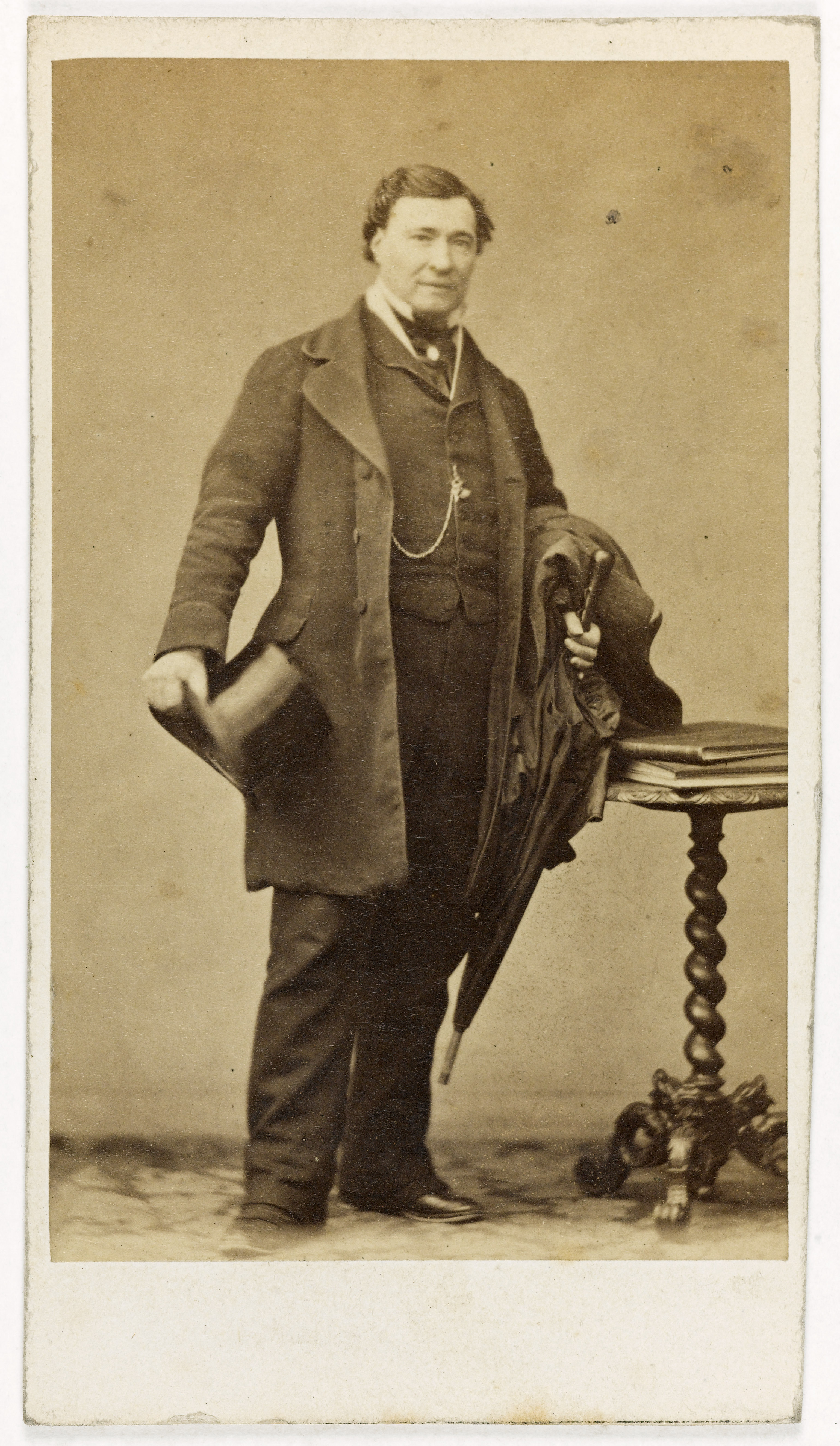 Pierre Petit & Trinquart, Portrait de Hippolyte Tisserant, (1809-1877 ou 1878), acteur