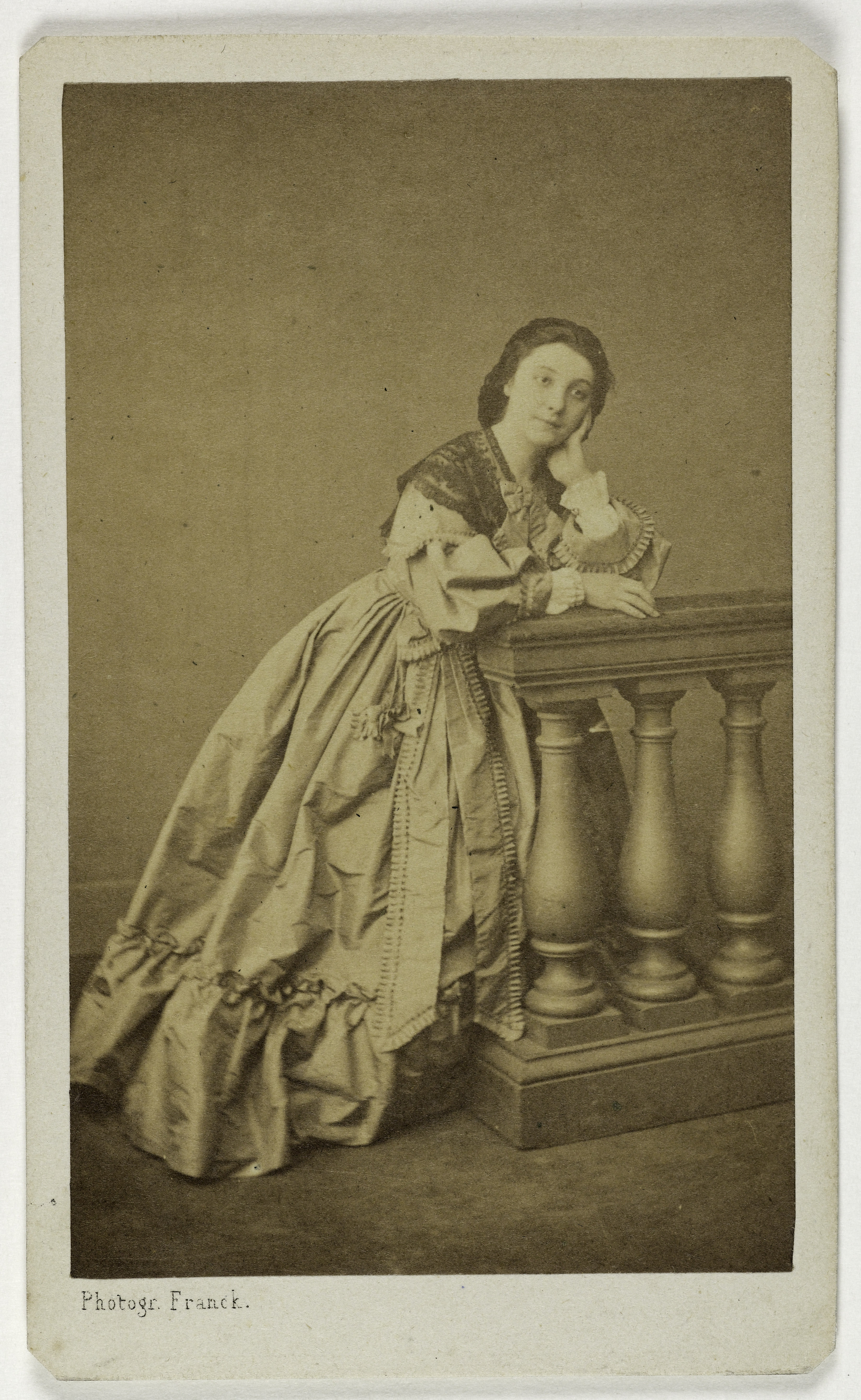 Franck, Portrait d'Elisabeth de Géraudon ou Gérandon, (dite aussi Volnay), (-1896), (actrice)