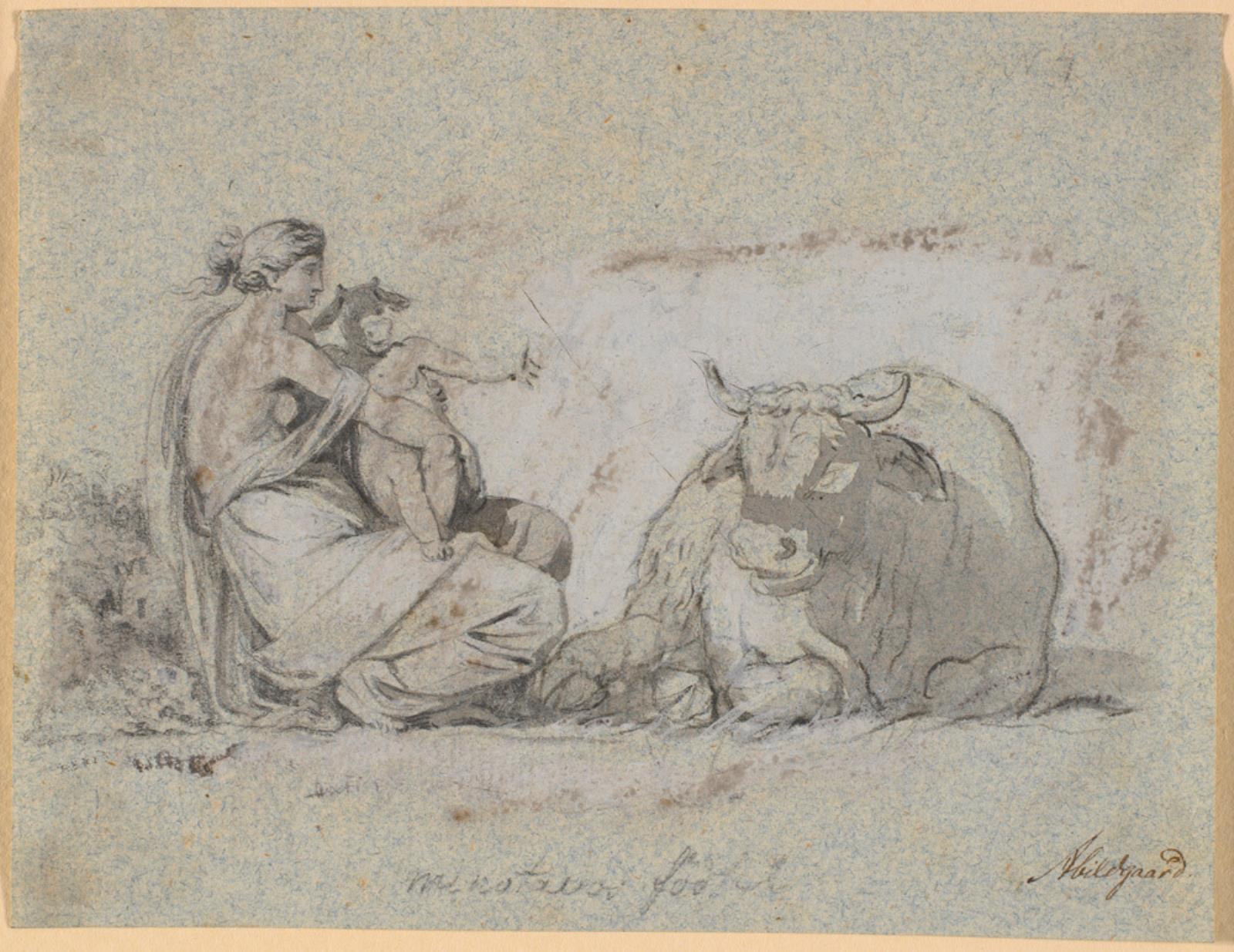Nicolai Abildgaard, Pasiphaë med den lille Minotauros