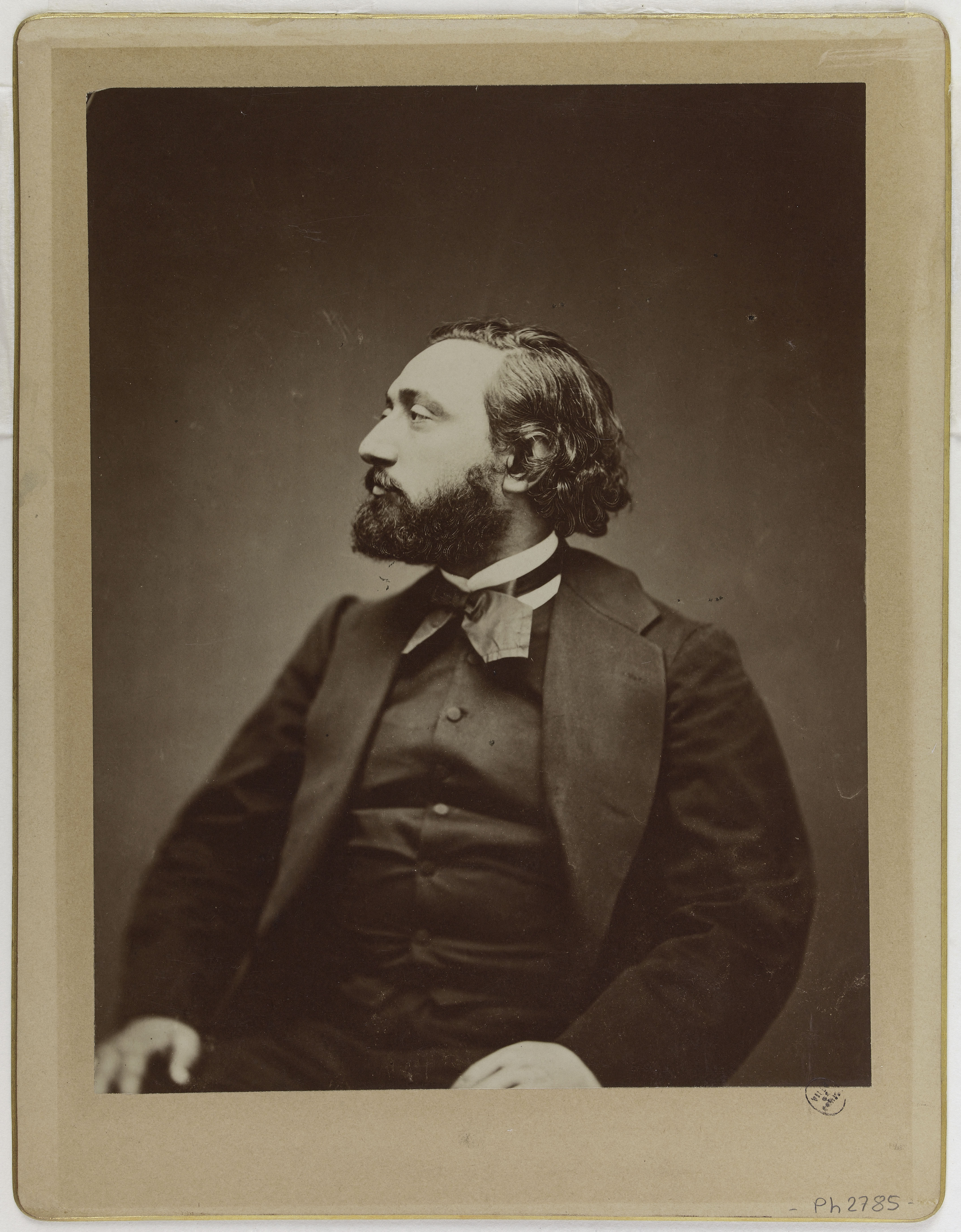 Etienne Carjat, Léon Gambetta (1838-1882), avocat et homme politique