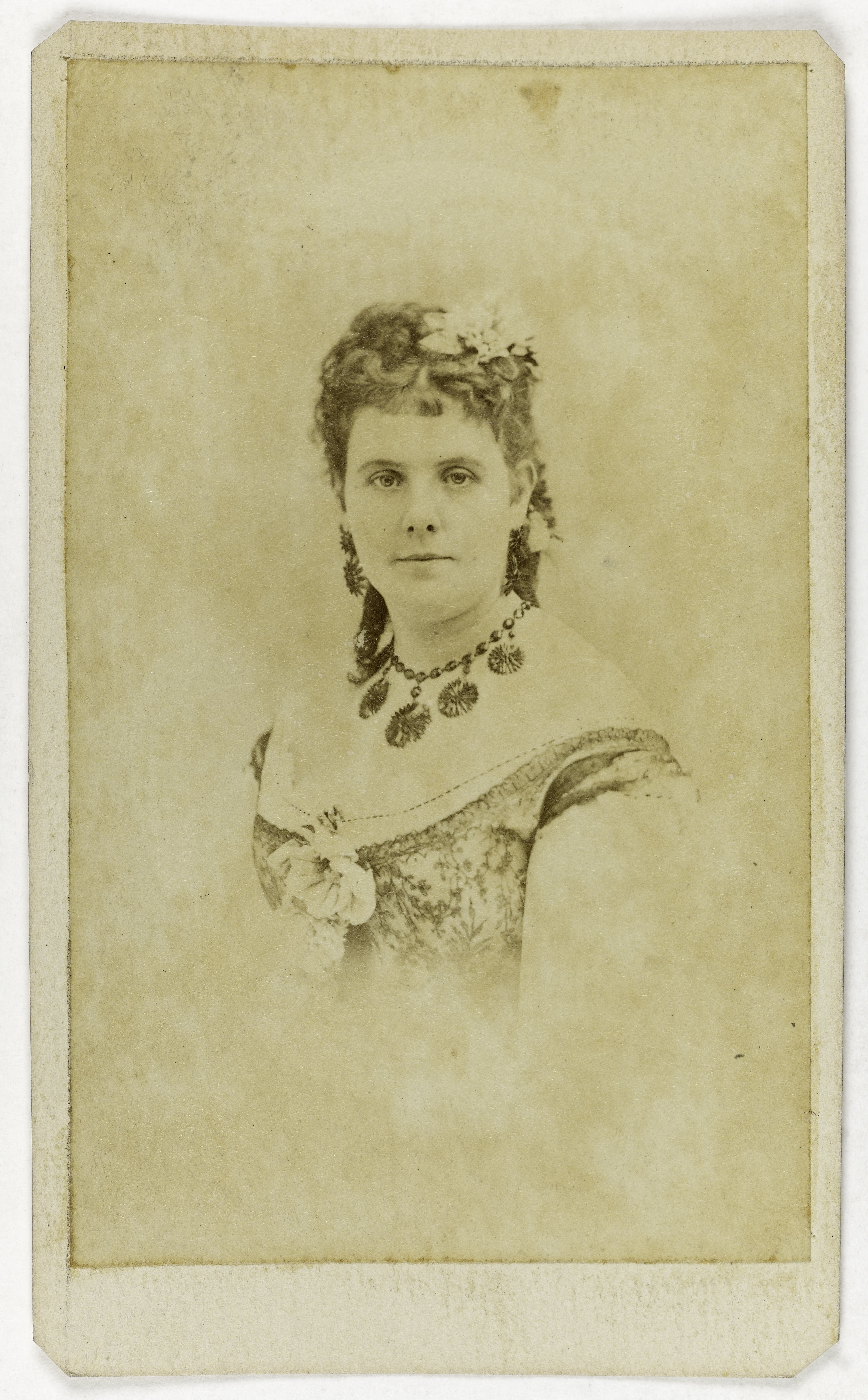 Anonyme, Portrait de Morenzi, actrice au Théâtre des Italiens de 1869 à 1876.