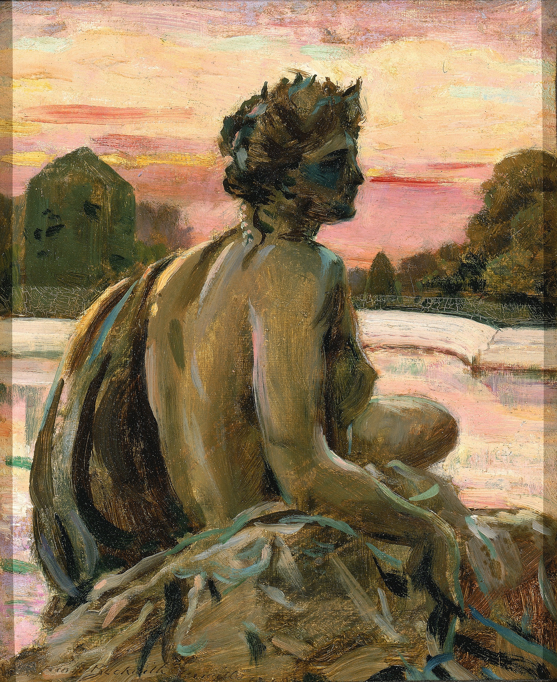 Carroll Beckwith, One of the Figures at the Parterre d'Eau