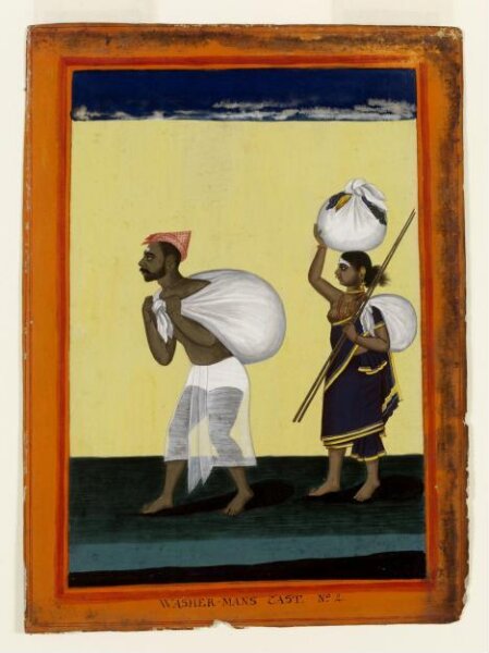 Unknown, A washerman and his wife