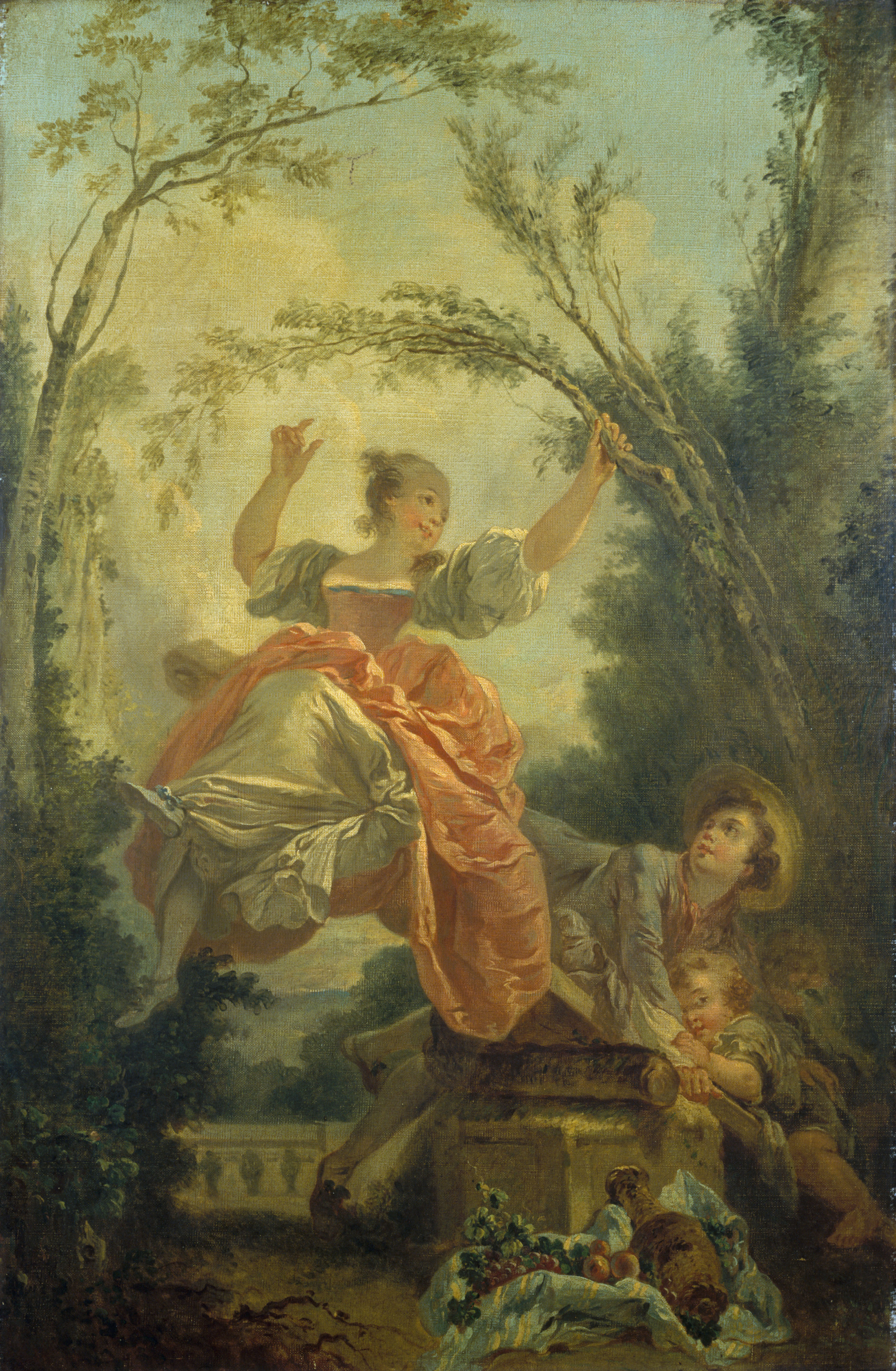 Anonyme, La bascule, d'après Fragonard