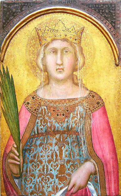 Pietro Lorenzetti, Saint Catherine of Alexandria