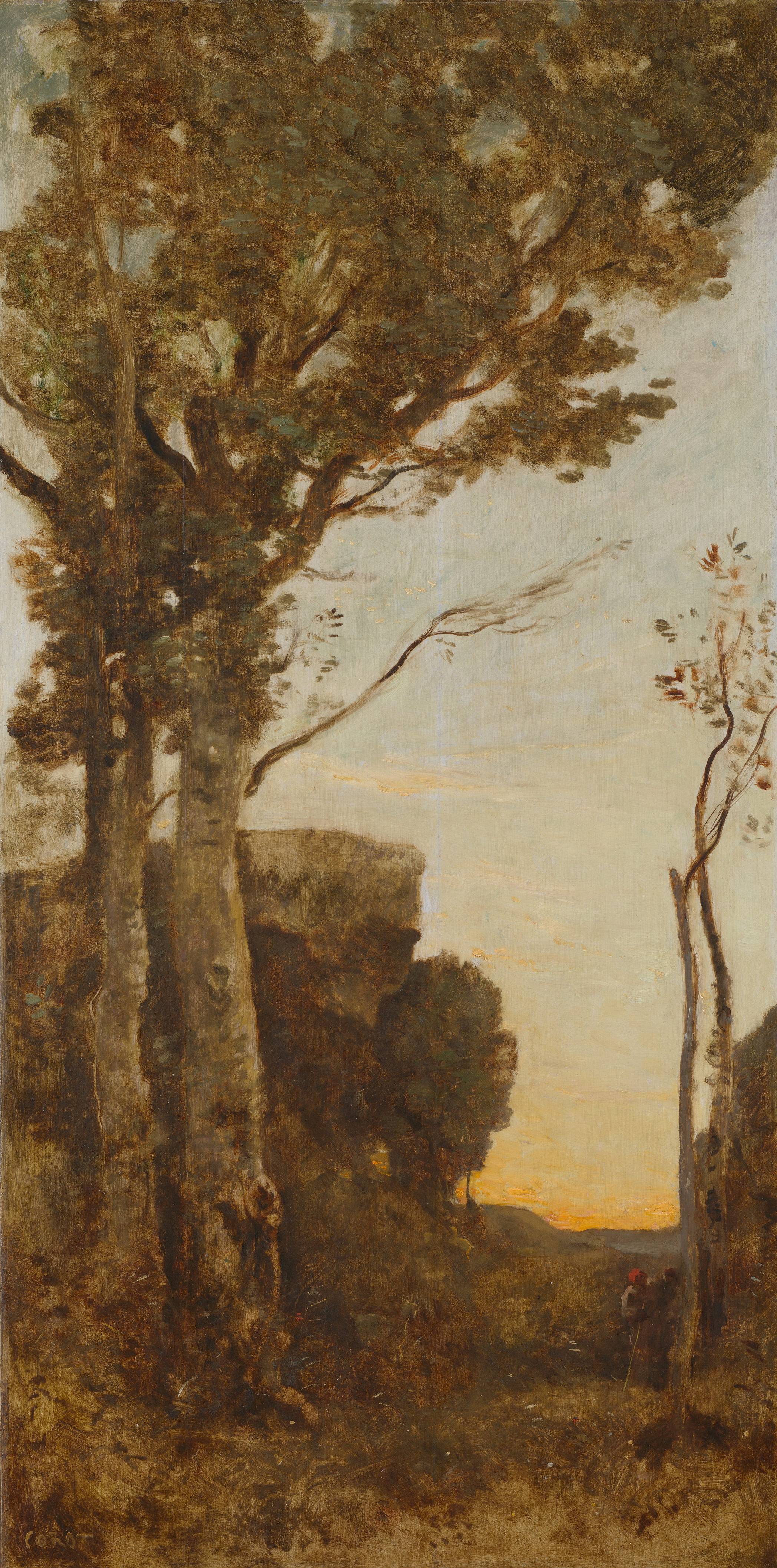Jean-Baptiste Camille Corot, The Four Times of Day: Morning