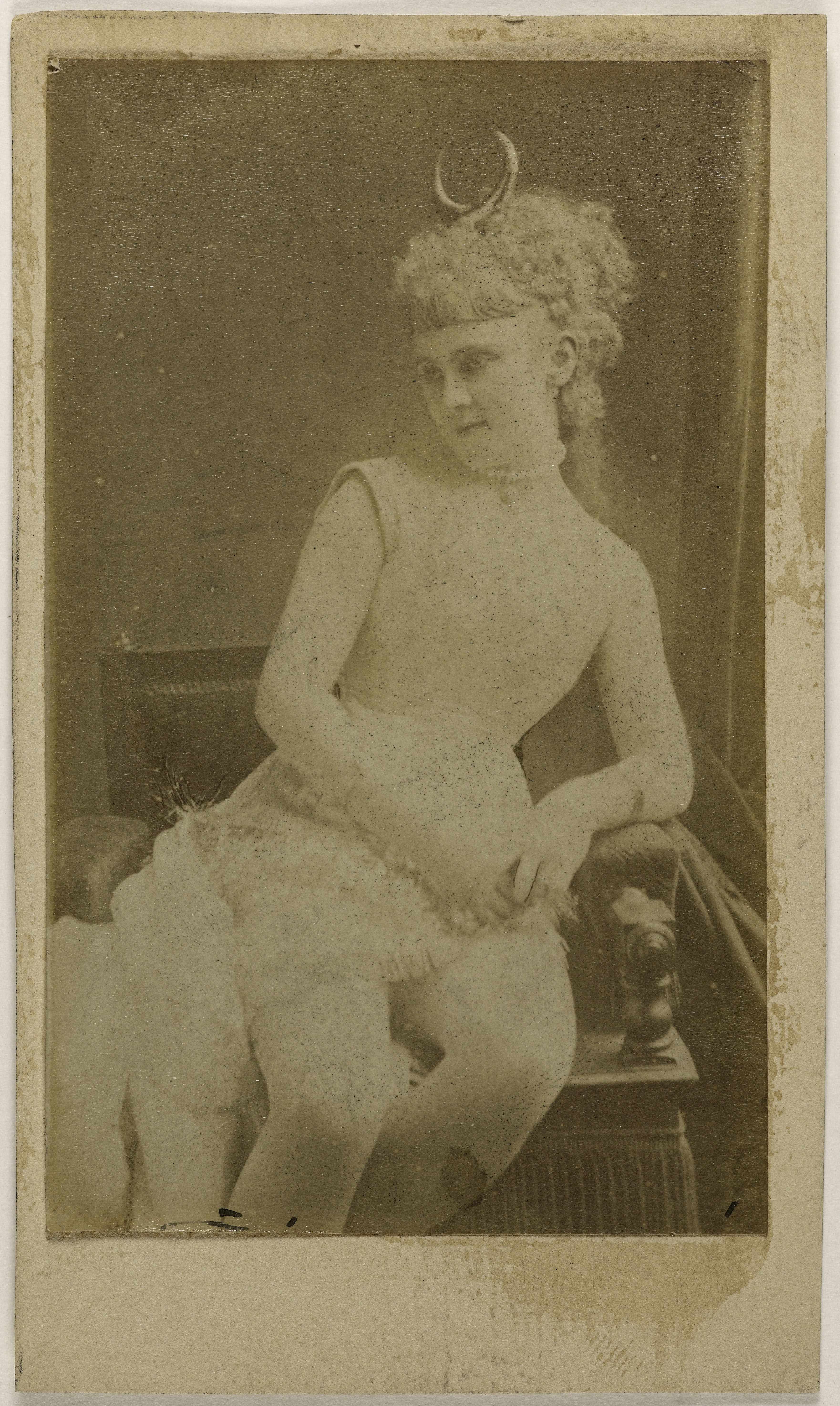 Anonyme, Portrait de Beaumaine (ou Baumaine), Juliette, (danseuse)