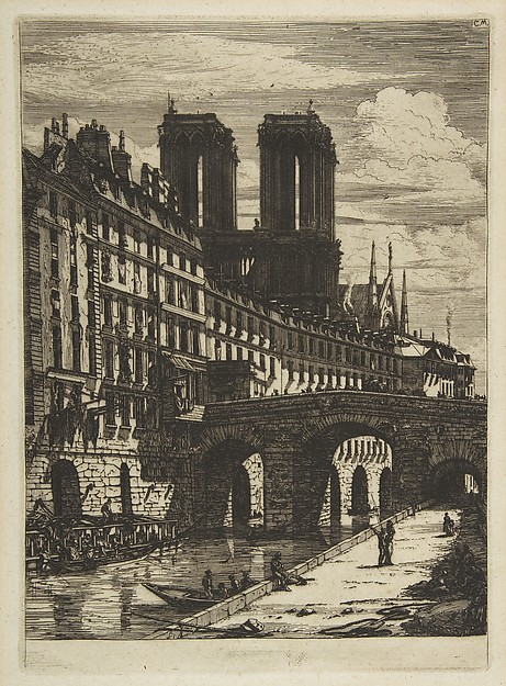 Charles Meryon, The Petit Pont, Paris