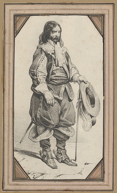 Victor Adam, Man holding a cane and a hat