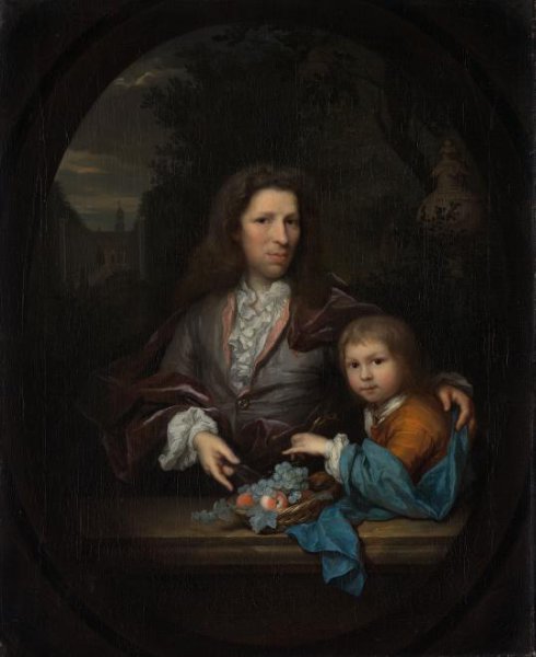 Arnold Boonen, Jan van de Poll (1668-1745) and his Son Harmen Hendrick (1697-1772).