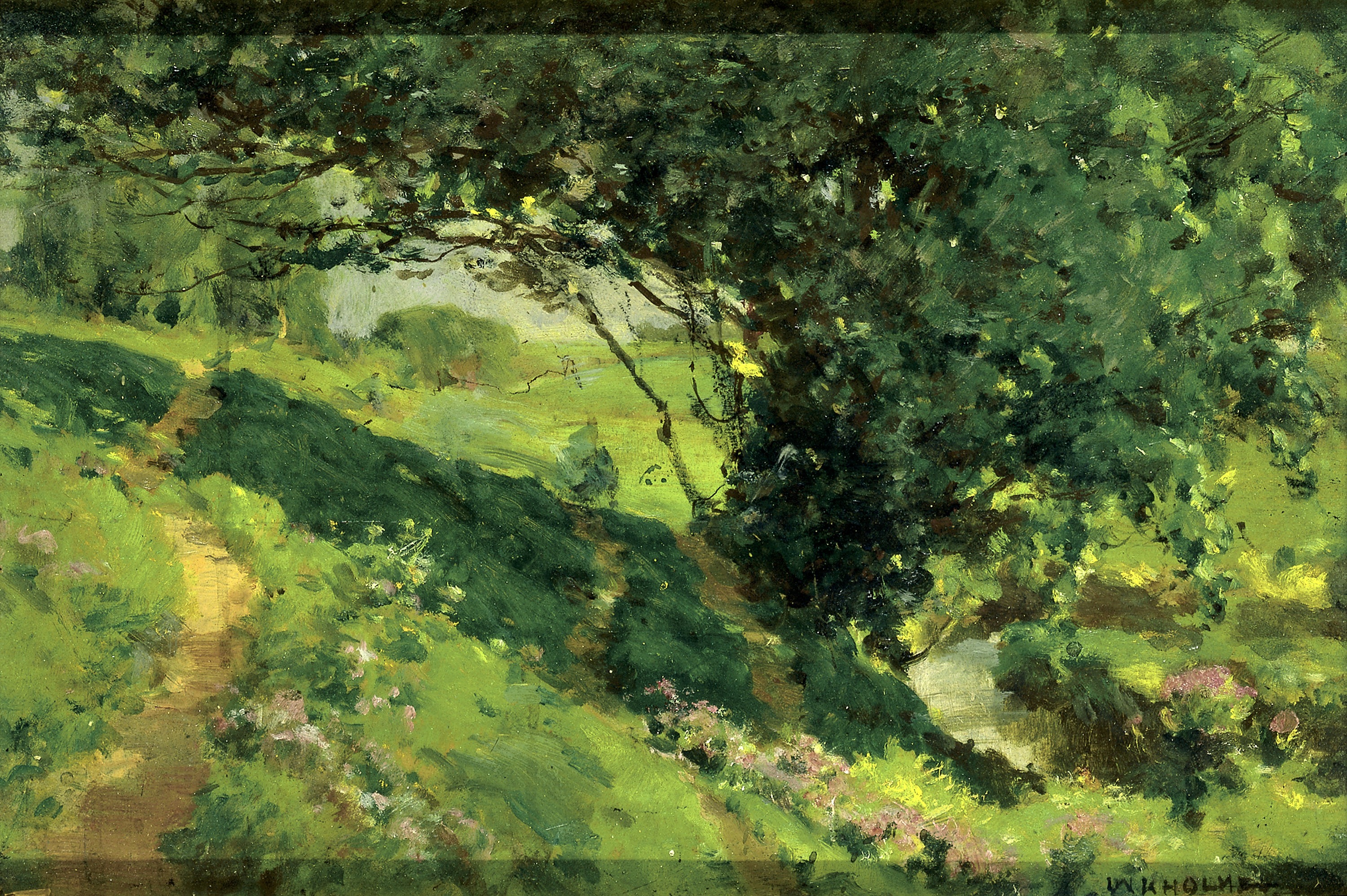 William Henry Holmes, Original sketch of "The Wanderlusters' Rest"