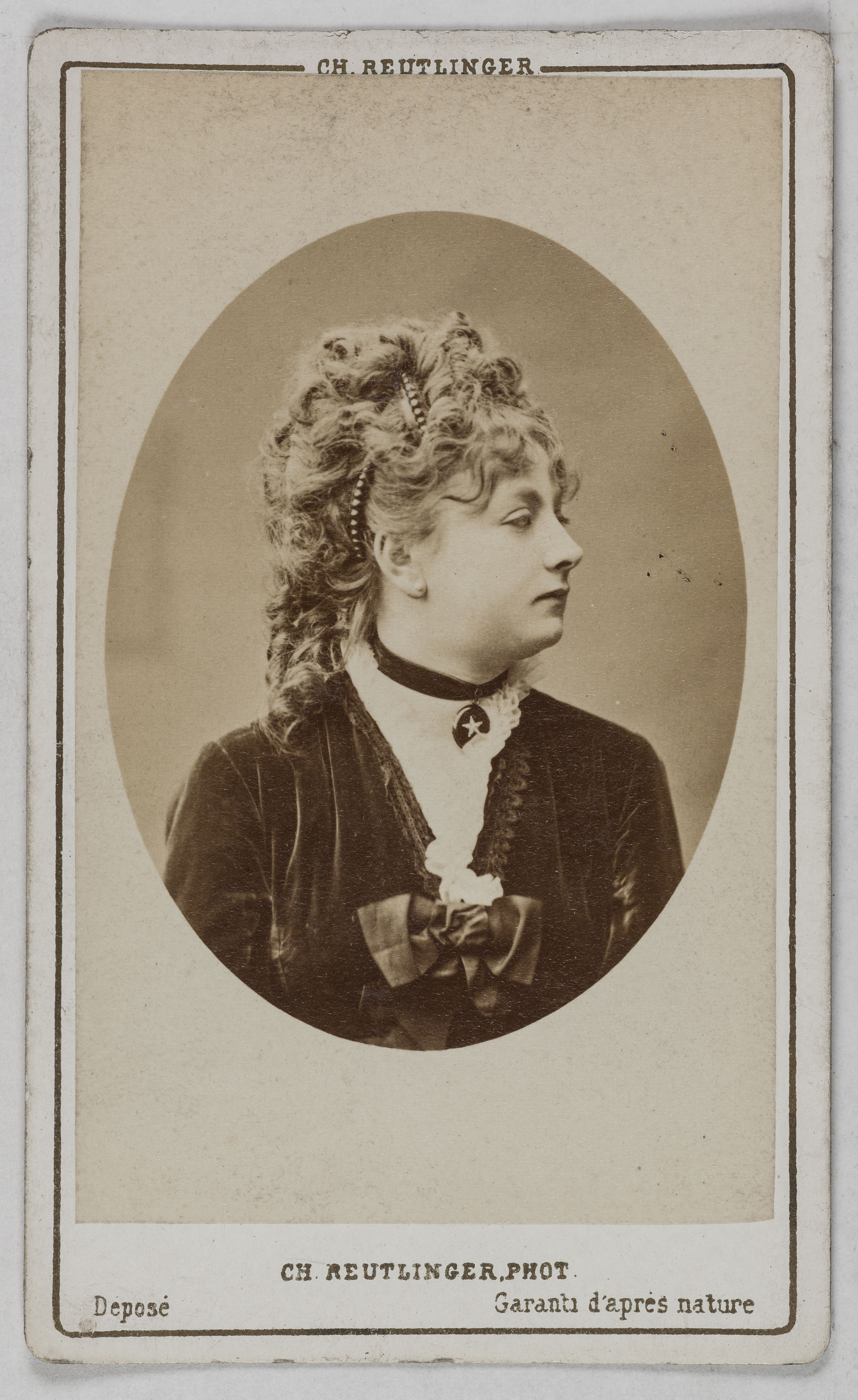 Charles Reutlinger, Portrait de Kleber, actrice.