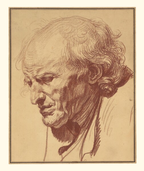 Jean-Baptiste Greuze, Head of an Old Man