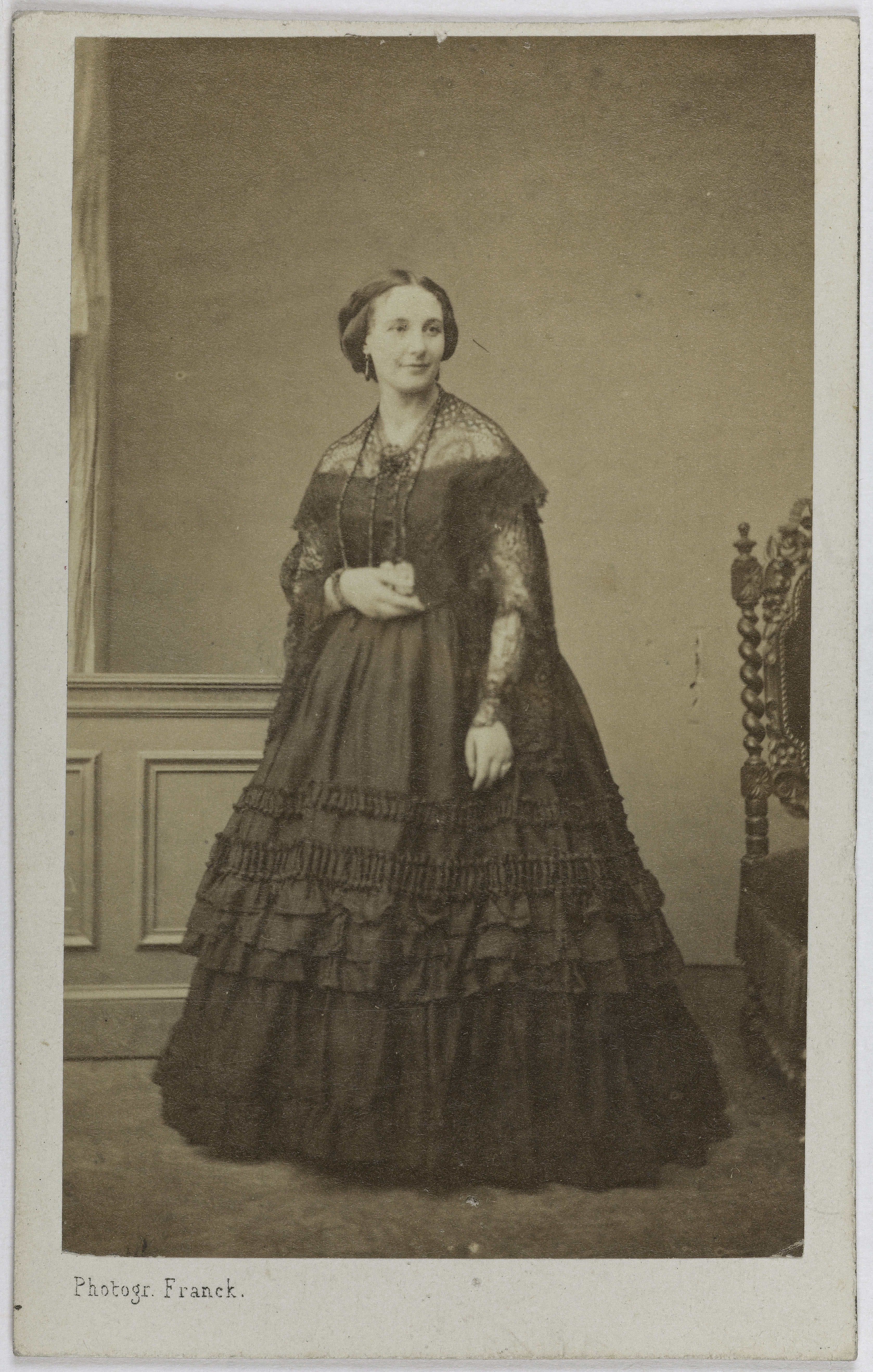 Franck, Portrait de Pontinette, (actrice)