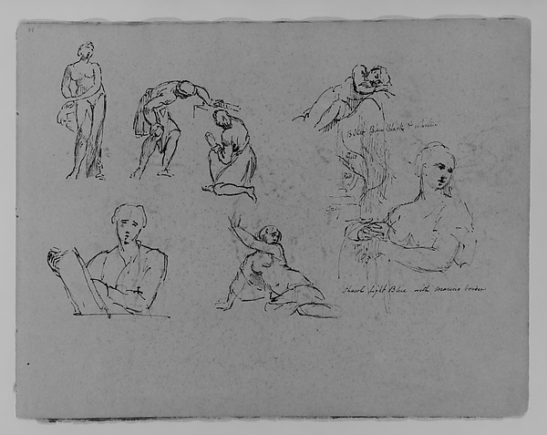 Thomas Sully, (From Sketchbook)