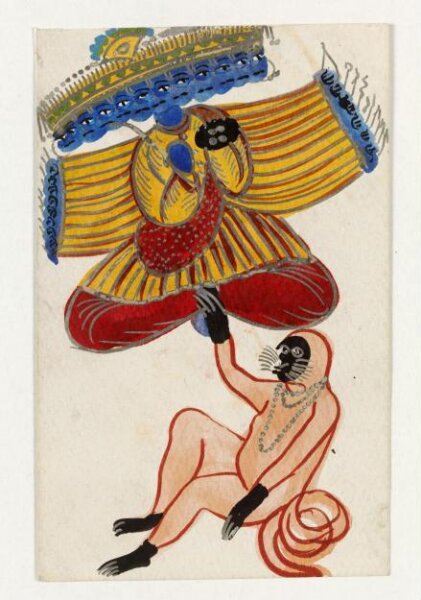 Unknown, Hanuman and Ravana
