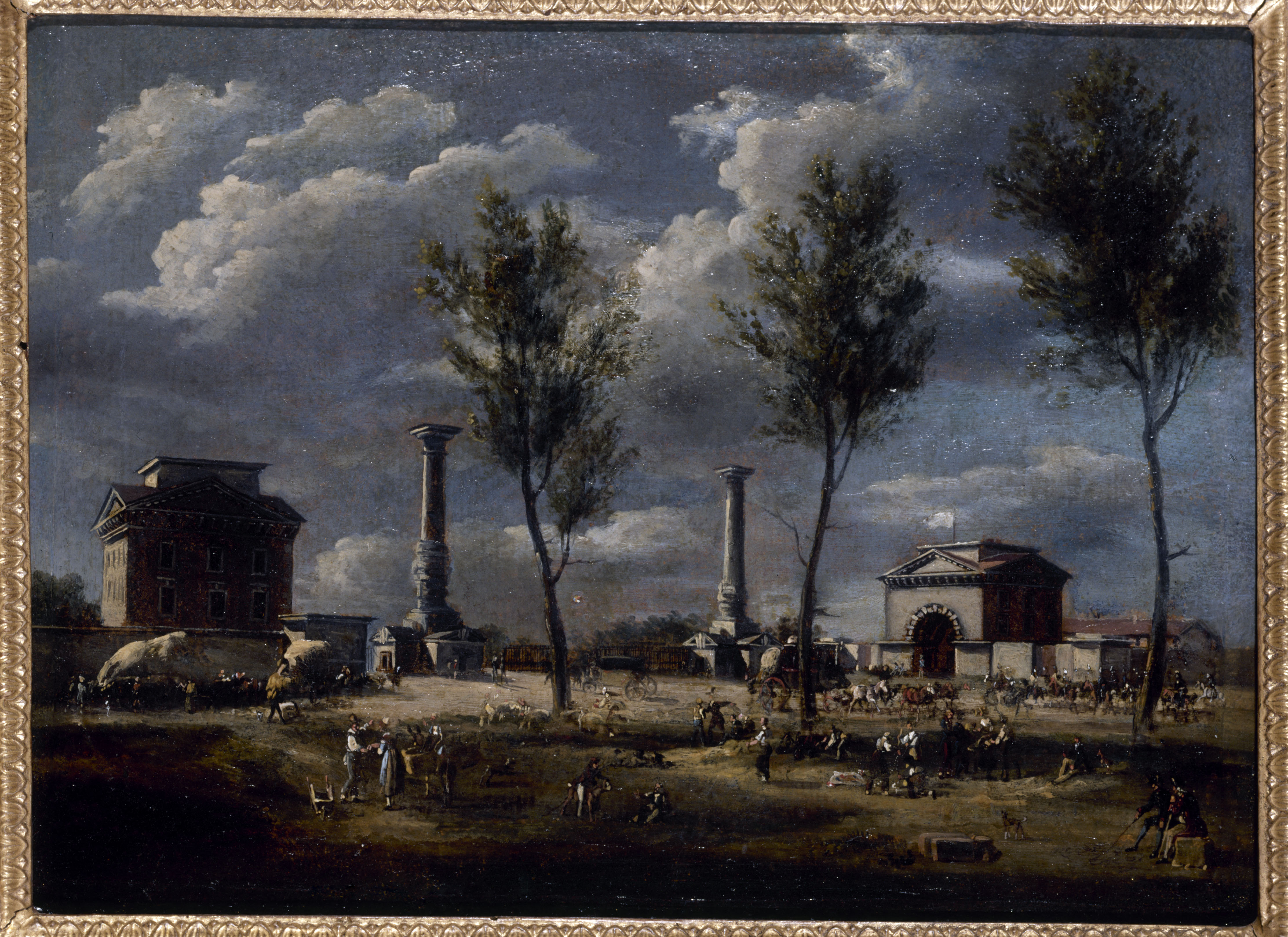 Anonyme, La barrière du Trône, vers 1840