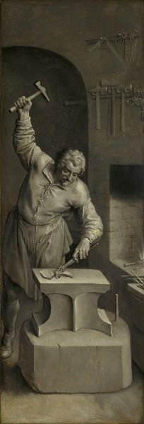 Ambrosius Francken I, Saint Eligius of Noyon in his Forge