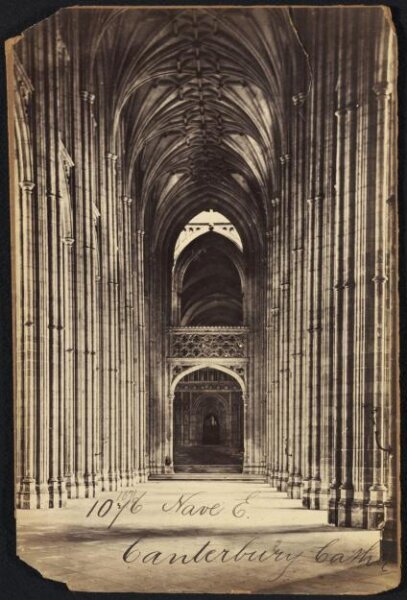 Francis Frith, Nave E.  Canterbury Cath'l