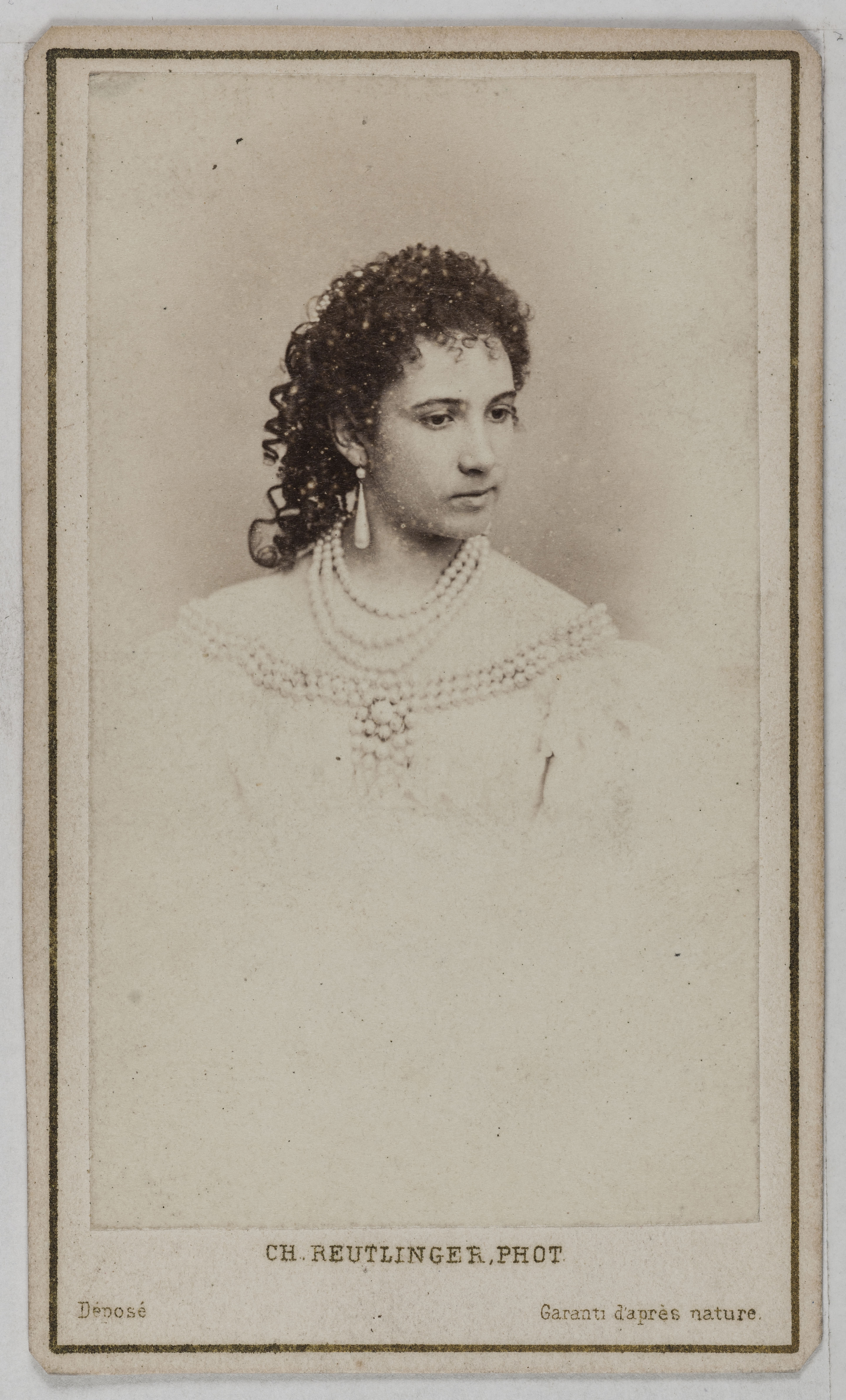 Charles Reutlinger, Portrait de Julia (actrice au théâtre des Variétés)