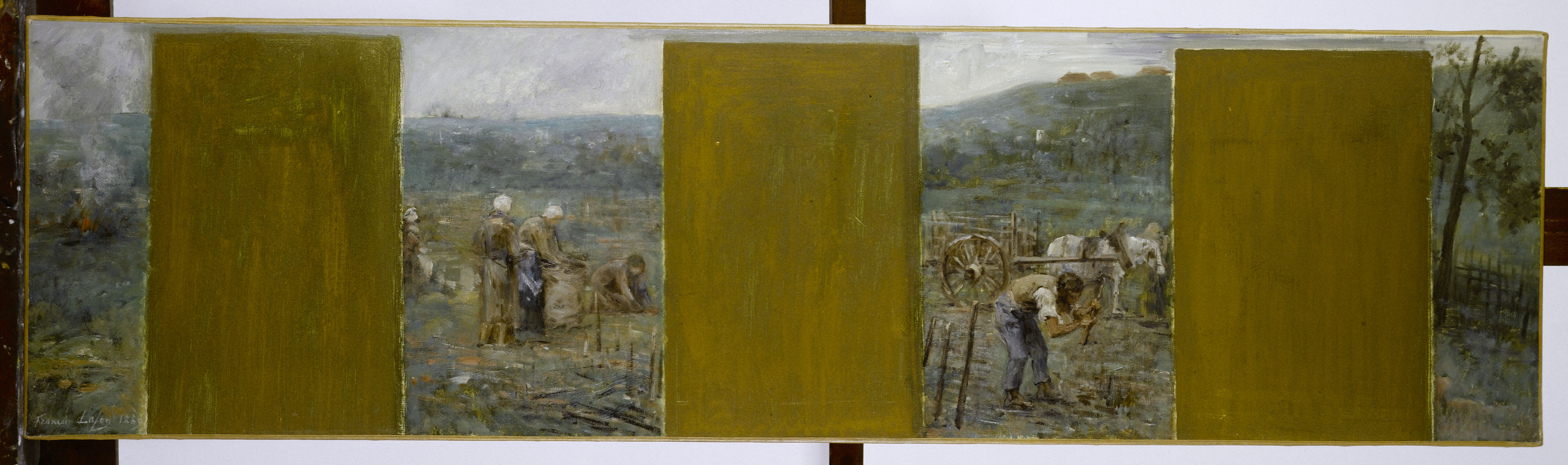 François Lafon, Esquisse pour la mairie de Nogent-sur-Marne : Scènes rurales