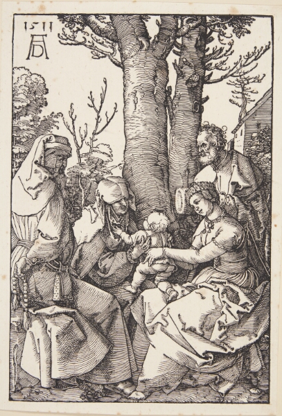 Albrecht Dürer, Den hellige familie med Joakim og Anna