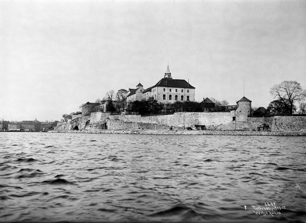 Anders Beer Wilse, Prot: Akershus fra Sjøen