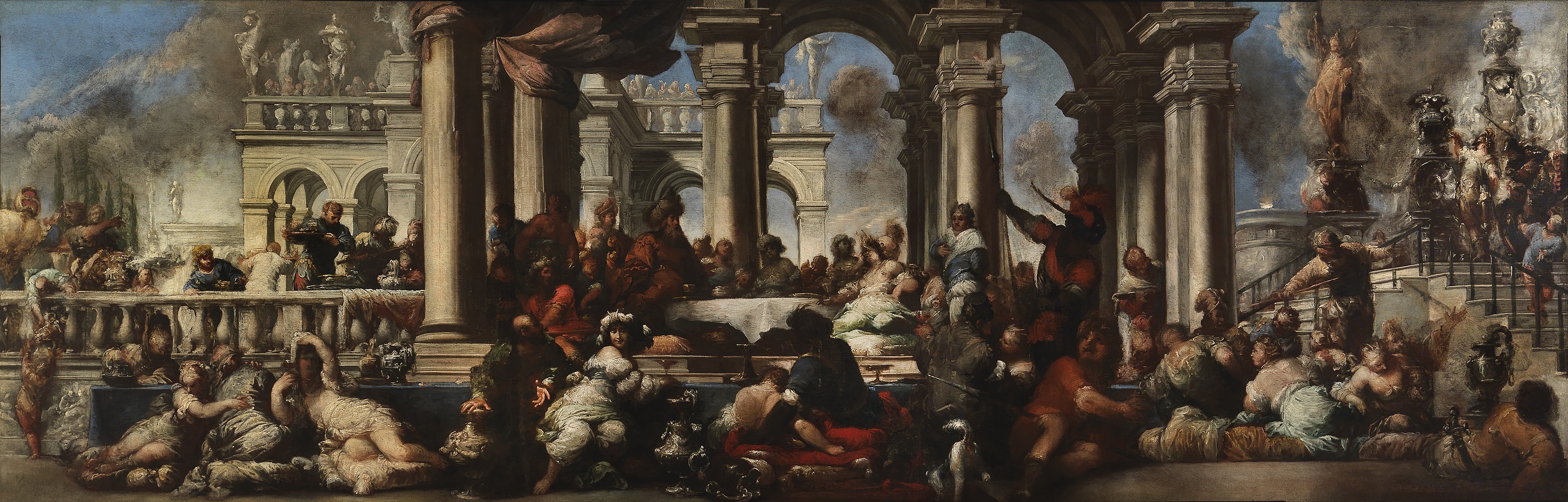 Sebastiano Mazzoni, The Banquet of Cleopatra
