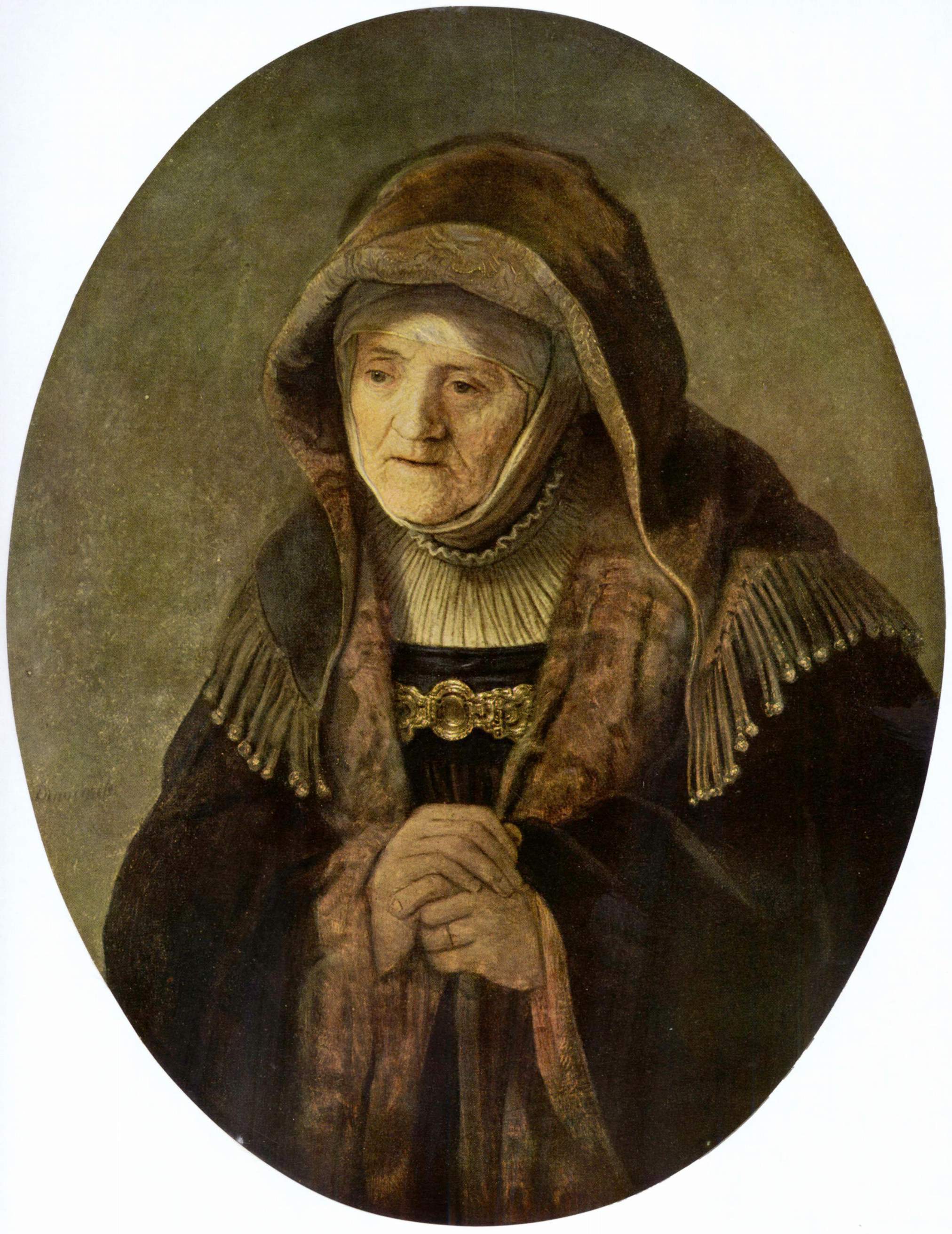 Rembrandt, Portrait of an Old Woman (Prophetess Hannah)