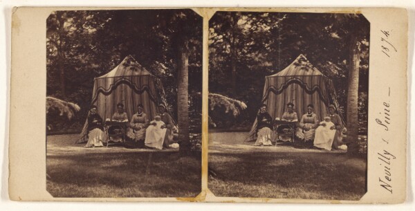 Unknown, Neuilly y Seine. - 1874 (recto); Neuilly. - sur. Seine. - Prope. de Mme. Chanudet (verso)